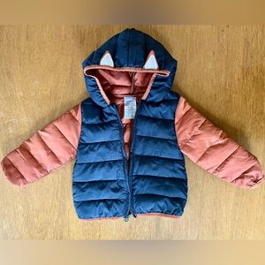 Robeez Toddler Navy and Rust Puffer Jacket